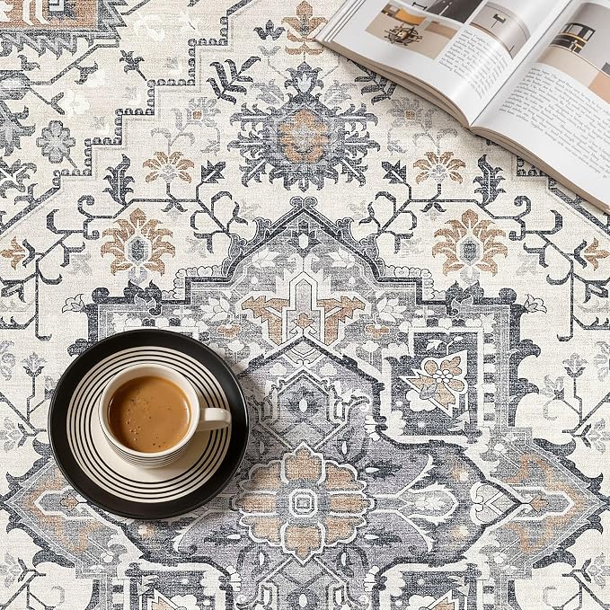 UERMEI 6x9 Area Rug Living Room Rugs
