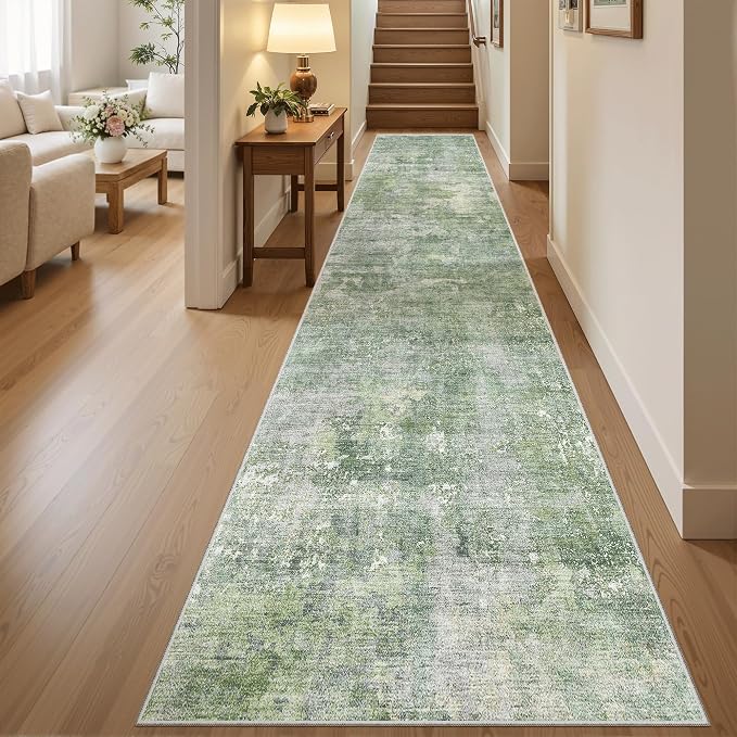 Soalmost Runner Rug 2x10 Washable Non-Slip Hallway Runner Rugs