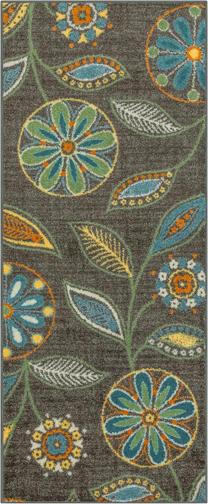 Maples Rugs Reggie Floral Runner Rug