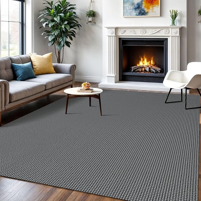 IOHOUZE Washable Area Rug 6x9 Non Slip Rubber Backed Rugs