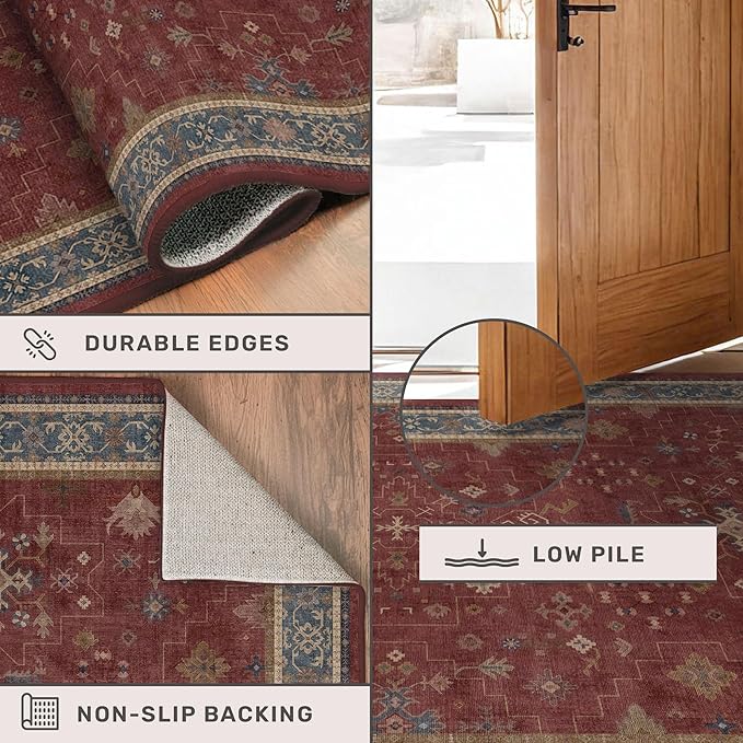 Hazo Haus Oriental 7x10 Large Area Rugs