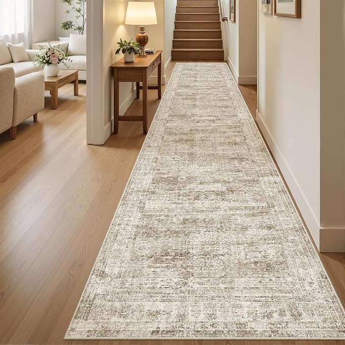 Runner Rug 2'6" x 10' Washable Non-Slip Runner Rugs