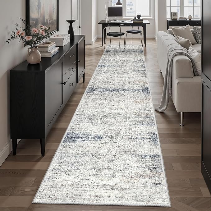 Soalmost Runner Rug 2x12 Washable Non-Slip Hallway Runner Rugs