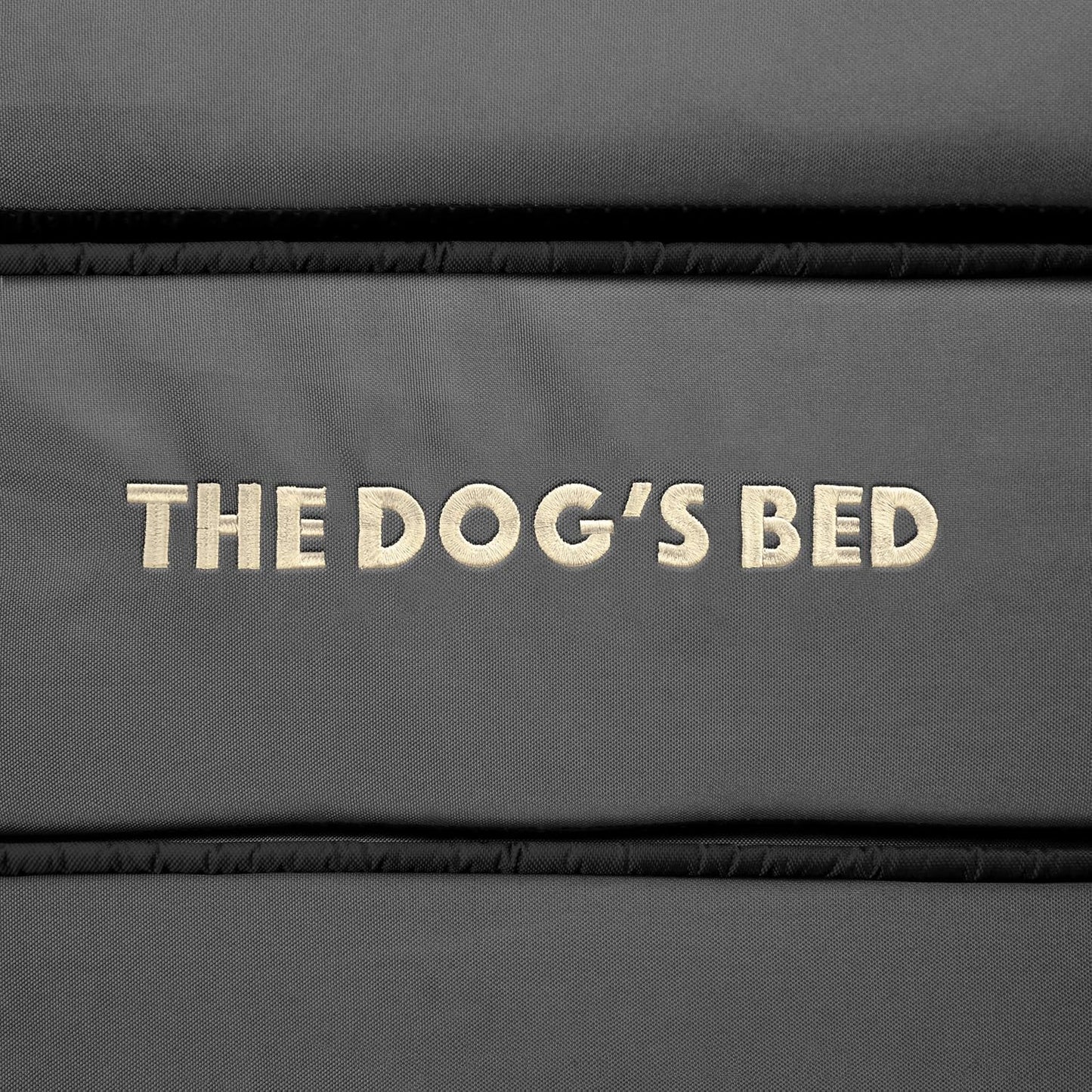 The Dog’s Bed Orthopedic Headrest Dog Bed Med Grey/Black 34x22, Memory Foam, Pain Relief: Arthritis, Hip & Elbow Dysplasia, Post Surgery, Lameness, Veterinary Approved, Waterproof Washable Cover